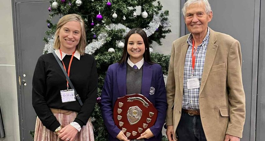 Student Amelia wins award for resilience and sporting talent